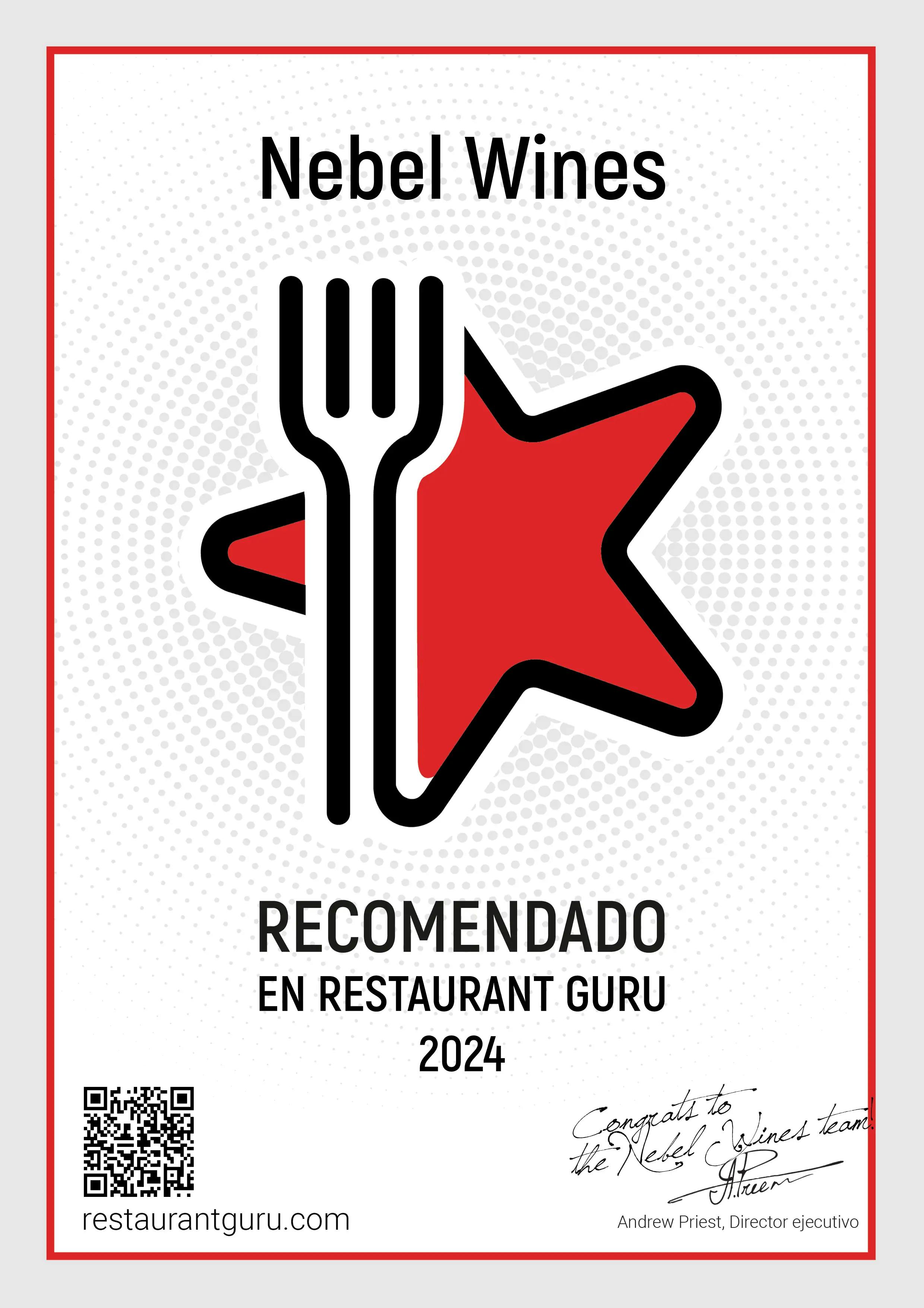 Restaurant Guru Award 2024